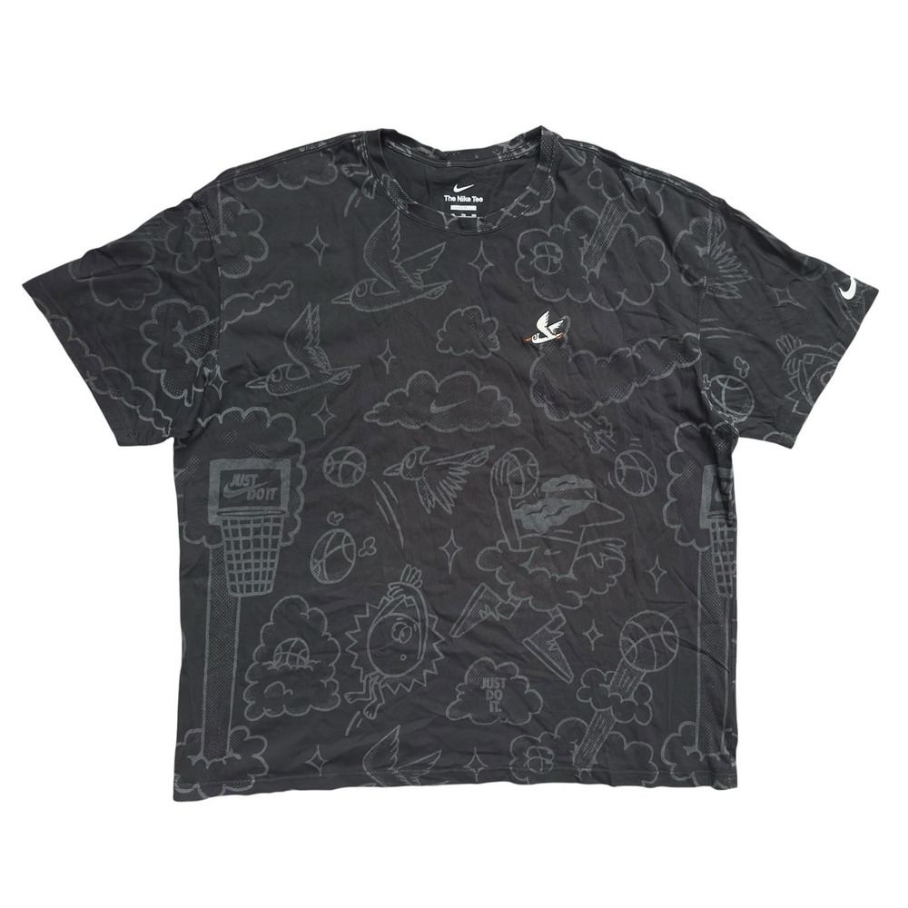 Nike Men's Max90 All-over Print Basketball Loose Fit Shirt Size 2XL